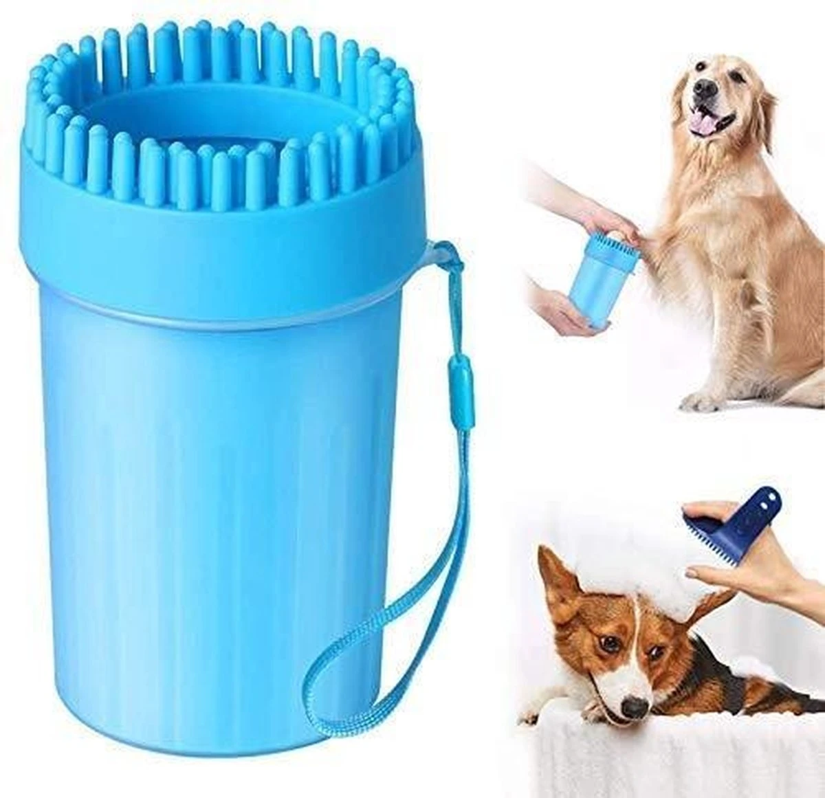 2 In 1 Hondenpoten Reiniger – Hondenborstel – Borstel Hond / Kat – Hondenpoot Reiniger – Huisdier Poot Wassen – Borstel – Hondenverzorging – Verzorging Hond – Honden Wassen – Schoonmaak Borstel – Kattenborstel 3 2 In 1 Hondenpoten Reiniger – Hondenborstel – Borstel Hond / Kat – Hondenpoot Reiniger – Huisdier Poot Wassen – Borstel – Hondenverzorging – Verzorging Hond – Honden Wassen – Schoonmaak Borstel – Kattenborstel