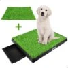 AWEMOZ Hondentoilet Kunstgras – Met 2 Matten En Opvangbak – 64x52x7,5cm – Puppy Pads – Zindelijkheidstraining Hond – Training Pads – Indoor / Outdoor Honden Toilet 2 AWEMOZ Hondentoilet Kunstgras – Met 2 Matten En Opvangbak – 64x52x7,5cm – Puppy Pads – Zindelijkheidstraining Hond – Training Pads – Indoor / Outdoor Honden Toilet -Beeztees Verkoopwinkel AWEMOZ Hondentoilet Kunstgras met 2 Matten en Opvangbak 64x52x75cm Puppy Pads Zindelijkheidstraining Hond Training Pads Indoor Outdoor