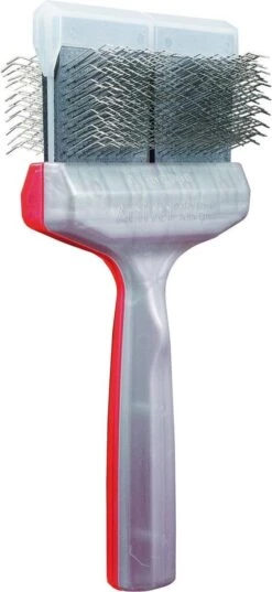 ActiVet Mega Undercoater Zapper & Grabber Zilver Groot | Pluk & Ontwol Borstel