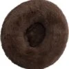 BEESSIES® Donut Hondenmand/hondenkussen 100 Cm – Wasbare Hoes – Donkerbruin – Hond Kussen Mand -Beeztees Verkoopwinkel BEESSIES® donut hondenmandhondenkussen 100 cm wasbare hoes Donkerbruin hond kussen mand