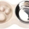 DMV Dubbele Voerbak – Hondenbak – Voederbak – Anti Schrok Bak – Kattenbak – Hond – Poes – Puppy’s – Hondenbrokken – Kattenbrokken – Drinkbak – RVS – Dog Bowl – Slowfeeder – Dieren – Beige -Beeztees Verkoopwinkel DMV Dubbele Voerbak Hondenbak Voederbak Anti Schrok Bak Kattenbak Hond Poes Puppys Hondenbrokken Kattenbrokken Drinkbak RVS D 1