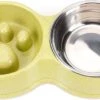 Darenci Dubbele Voerbak – Hondenbak – Voederbak – Anti Schrok Bak – Kattenbak – Hond – Poes – Puppy’s – Hondenbrokken – Kattenbrokken – Drinkbak – RVS – Dog Bowl – Slowfeeder – Dieren – Lichtgroen -Beeztees Verkoopwinkel Darenci Dubbele Voerbak Hondenbak Voederbak Anti Schrok Bak Kattenbak Hond Poes Puppys Hondenbrokken Kattenbrokken Drinkbak RVS