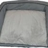 Deluxe Hondenbed – Hondenbank – Hondenmand – Grijs – M – 84 X 66 -Beeztees Verkoopwinkel Deluxe Hondenbed Hondenbank Hondenmand Grijs M 84 x 66