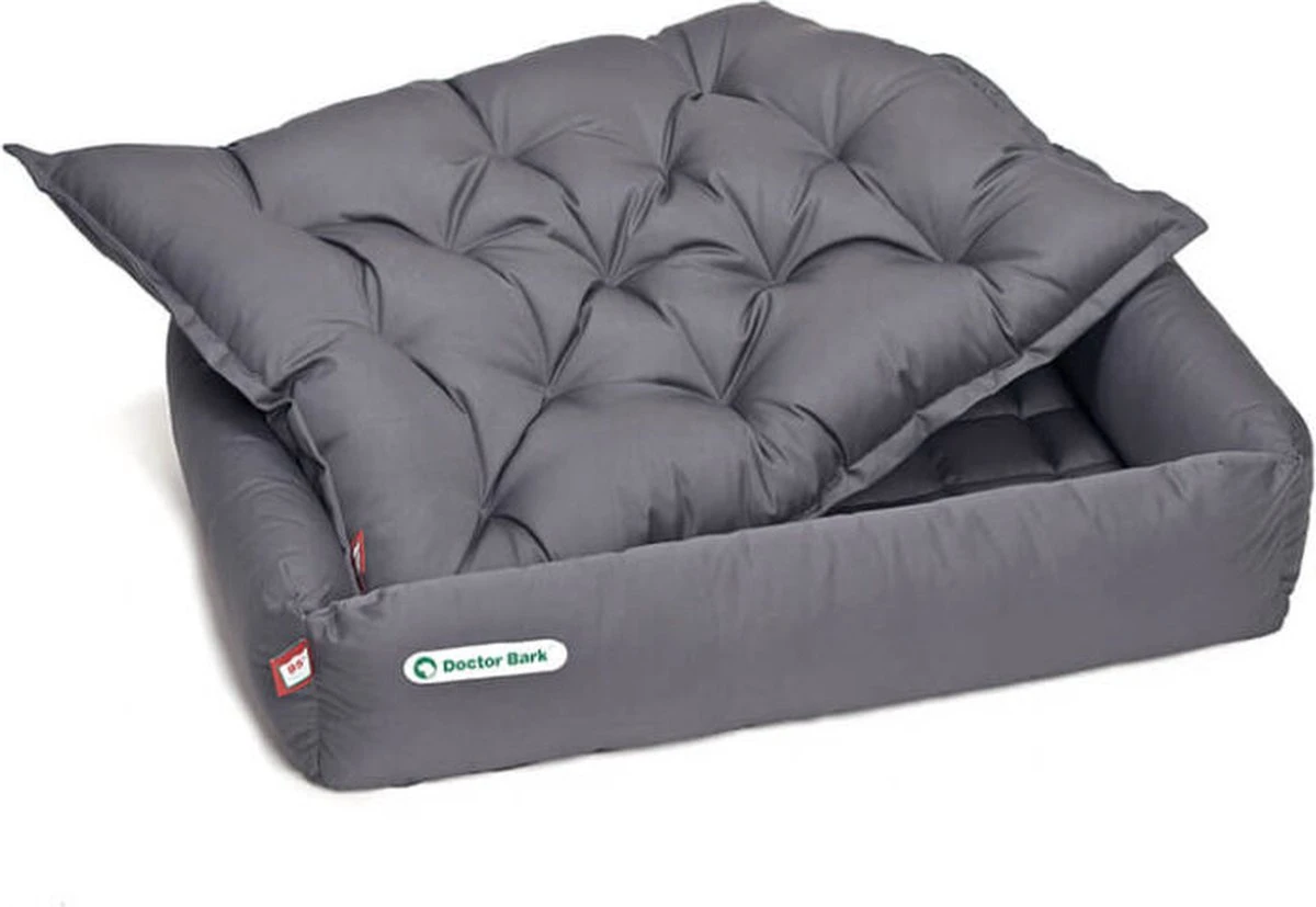 Doctor Bark Orthopedische Hondenmand Grijs – XXLarge 3 Doctor Bark Orthopedische Hondenmand Grijs – XXLarge