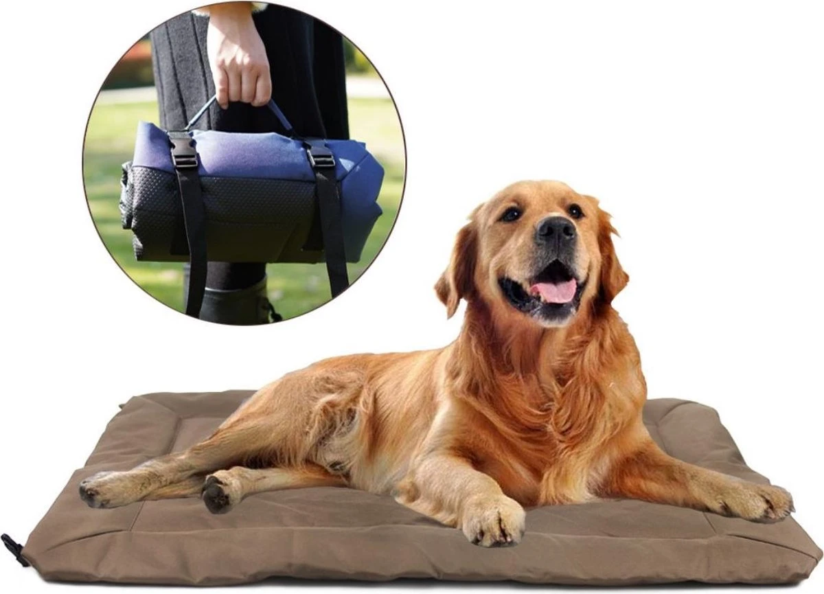 Dogs&Co Outdoor Reisdeken – Hondendeken – Autodeken Bruin 92x64cm 3 Dogs&Co Outdoor Reisdeken – Hondendeken – Autodeken Bruin 92x64cm