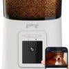 Gologi Automatische Voerbak Kat – Voerbak – Voerautomaat Voor Honden & Katten – Voerdispenser – Met Full HD Camera – Met App – Wit -Beeztees Verkoopwinkel Gologi Automatische voerbak kat Voerbak Voerautomaat voor honden amp katten Voerdispenser Met Full HD camera Met app Wit