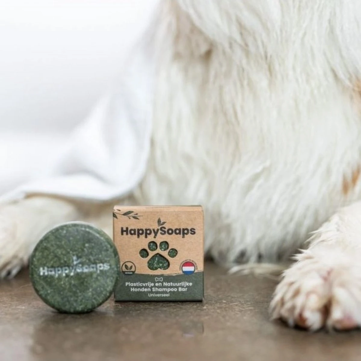 Happy Soap Honden Shampoo Bar – Universeel – Met Bewaarblikje 3 Happy Soap Honden Shampoo Bar – Universeel – Met Bewaarblikje
