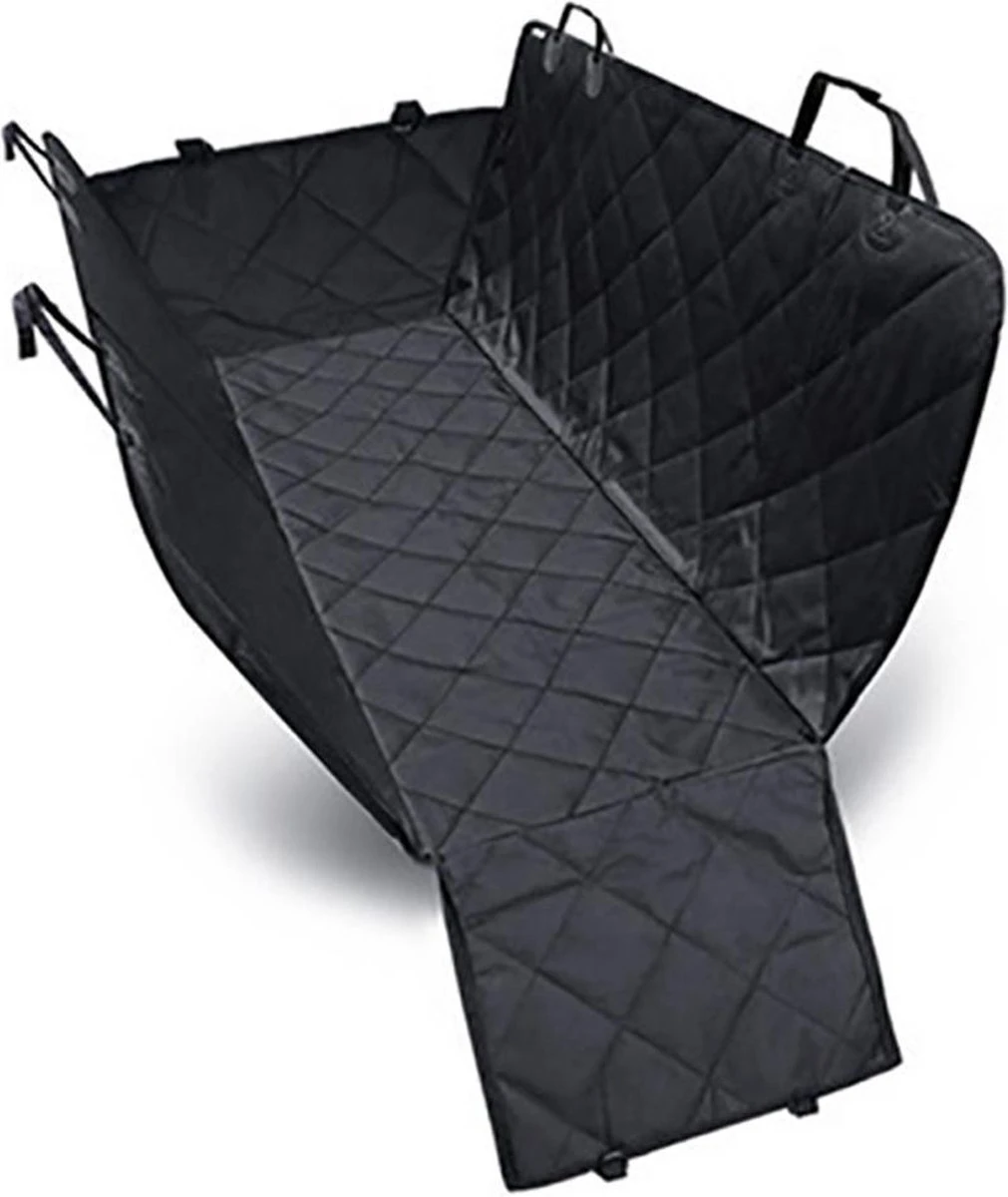 Honden Autodeken – Luxe Materiaal – 137×147 Cm – Zwart 3 Honden Autodeken – Luxe Materiaal – 137×147 Cm – Zwart