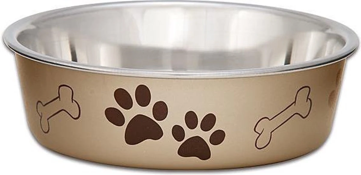 Honden Voerbak & Drinkbak – Vaatwasmachinebestendig, Met Antislip En Antibacteriële RVS Binnenzijde – Loving Pets Bella Bowl – 8 Kleuren In Small Tot Extra-Large – Kleur: Metallic Champagne, Maat: Extra Large – 2L 3 Honden Voerbak & Drinkbak – Vaatwasmachinebestendig, Met Antislip En Antibacteriële RVS Binnenzijde – Loving Pets Bella Bowl – 8 Kleuren In Small Tot Extra-Large – Kleur: Metallic Champagne, Maat: Extra Large – 2L