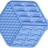 Likmat Hond | Blauw | 100% Siliconen | Anti-schrok | Anti-slip | Slow Feeder | 17 Cm | Honden Voerbak -Beeztees Verkoopwinkel Likmat hond Blauw 100 siliconen Anti schrok Anti slip Slow feeder 17 cm Honden voerbak