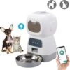 Merkloos Luxe Automatische Voerbak – Voerdispenser – Wit – Voerinhoud 3.5 Liter – Met Timer En Spraakopname – Voerautomaat Met Smartphone Besturing – Voerbak Kat – Voerbak Hond – Wifi Voerbak – Nieuwste Model -Beeztees Verkoopwinkel Luxe Automatische Voerbak Voerdispenser Wit Voerinhoud 3.5 liter Met Timer en Spraakopname Voerautomaat met Smartphone Besturing Voerbak K