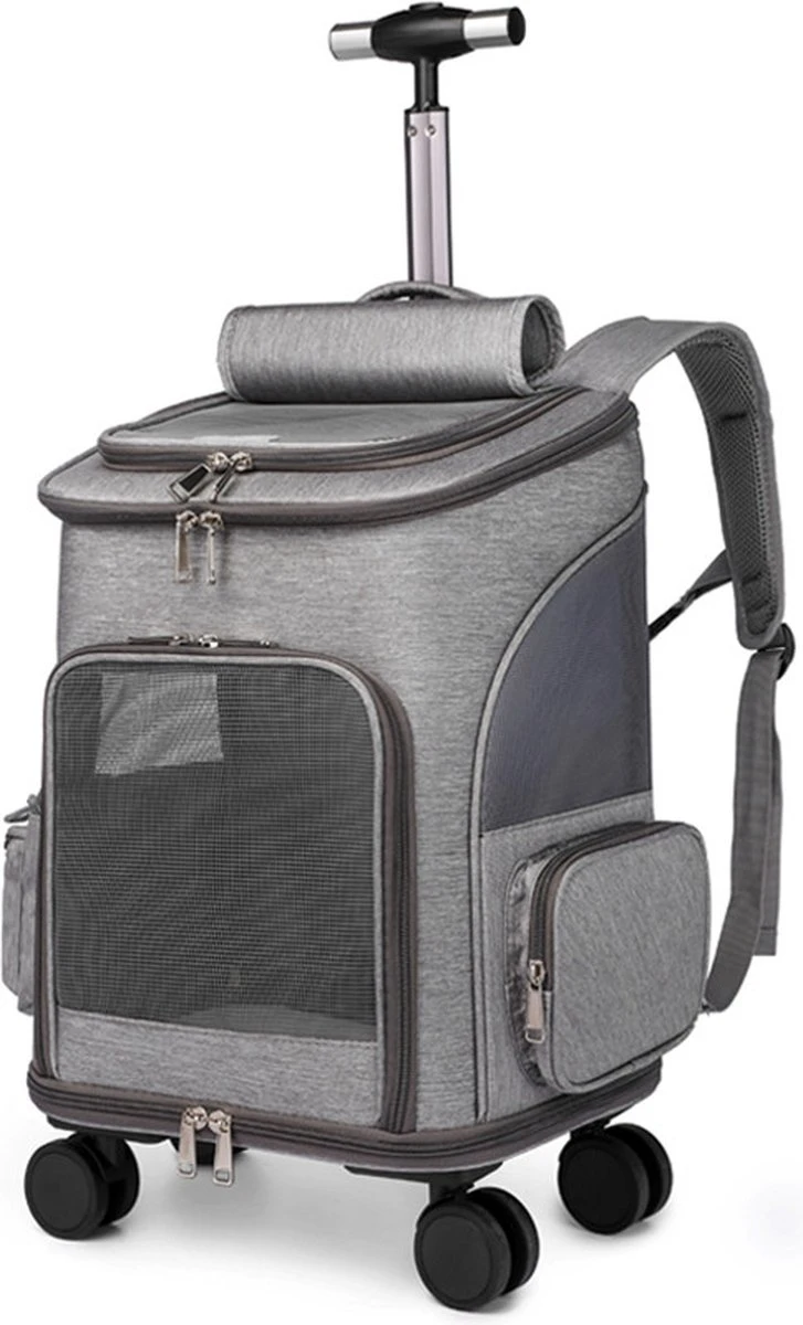 N/A Luxe Hondentrolley – Grijs – Hondenrugzak – Hondenbuggy – Hondentas – Rugzak Voor Honden – Honden Reismand -Kattentrolley – Huisdierentrolley 3 N/A Luxe Hondentrolley – Grijs – Hondenrugzak – Hondenbuggy – Hondentas – Rugzak Voor Honden – Honden Reismand -Kattentrolley – Huisdierentrolley