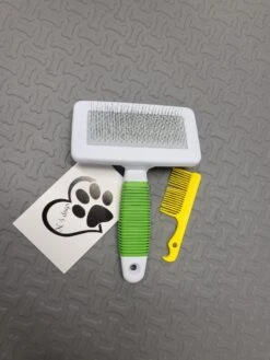 N4dogs – Hondenborstel – Slicker Brush – Honden Borstel Universeel – Kattenborstel – Reinigende Borstel
