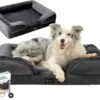Orthopedisch Hondenkussen Middelgrote Hond – Luxe Hondenmand – Waterafstotend Kussen – 88x64cm – Donkergrijs – Quzi -Beeztees Verkoopwinkel Orthopedisch Hondenkussen Middelgrote Hond Luxe Hondenmand Waterafstotend Kussen 88x64cm Donkergrijs Quzi