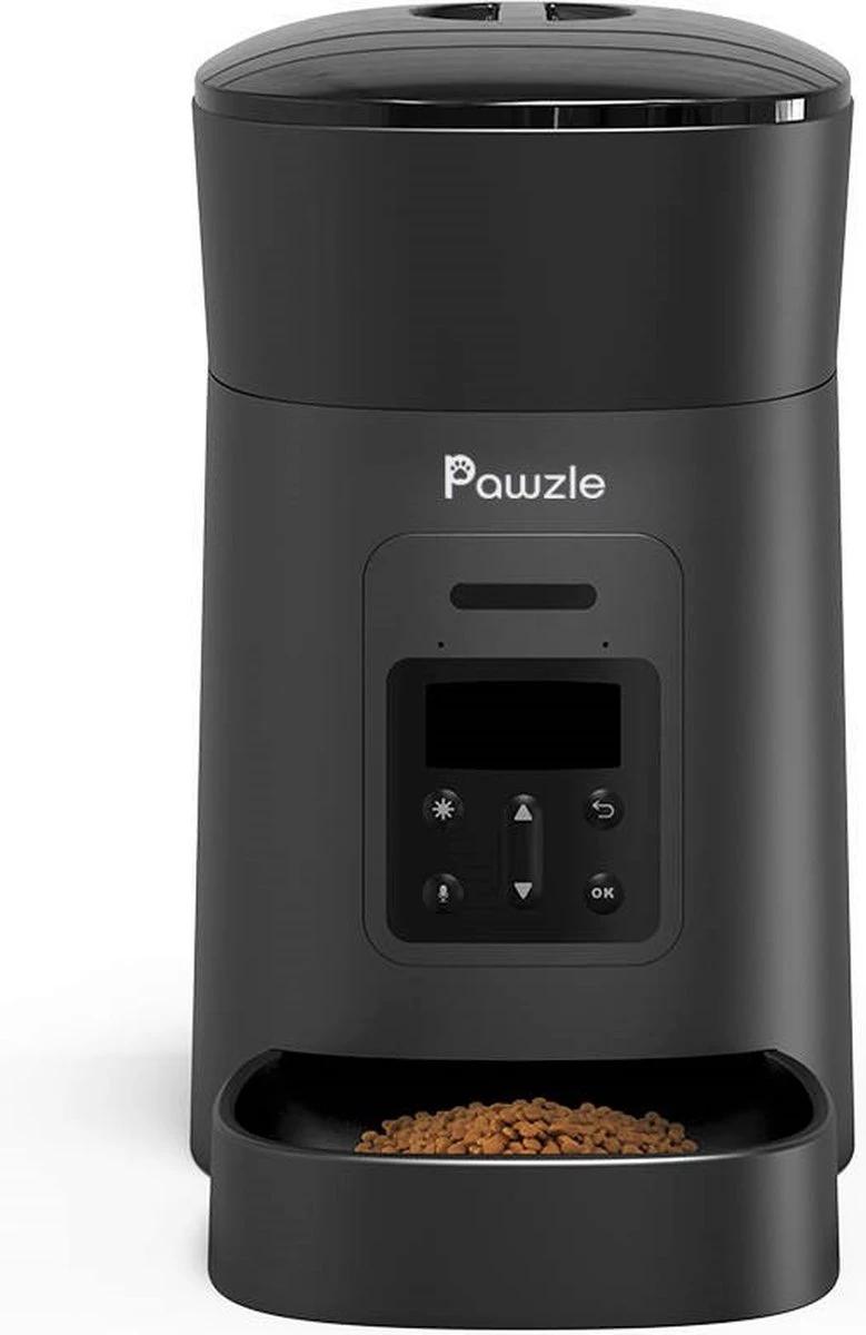 Pawzle Automatische Voerbak – Voerautomaat – Voederbak Kat & Hond – Stemrecorder – Zwart 3 Pawzle Automatische Voerbak – Voerautomaat – Voederbak Kat & Hond – Stemrecorder – Zwart
