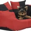 Prolenta Premium Hondenkussen Omkeerbaar En Wasbaar 65x50x20 Cm Rood En Zwart -Beeztees Verkoopwinkel Prolenta premium Hondenkussen omkeerbaar en wasbaar 65x50x20 cm rood en zwart