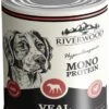 Riverwood 6-pack (5% Korting) – Ultra Premium Natvoer Voor Honden – 2.4Kg – Kalf Hypoallergeen – Graan- En Glutenvrij -Beeztees Verkoopwinkel Riverwood 6 pack 5 Korting Ultra Premium Natvoer voor Honden 2.4Kg Kalf Hypoallergeen Graan en Glutenvrij