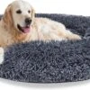 Topmast Fluffy Donut – Dierenmand – Donut Hondenmand – Antraciet – 40 Cm -Beeztees Verkoopwinkel Topmast Fluffy Donut Dierenmand Donut Hondenmand Antraciet 40 cm 1