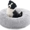 Topmast Fluffy Donut – Dierenmand – Donut Hondenmand – Grijs – 50 Cm -Beeztees Verkoopwinkel Topmast Fluffy Donut Dierenmand Donut Hondenmand Grijs 50 cm