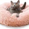 Topmast Fluffy Donut – Dierenmand – Donut Hondenmand – Roze – 80 Cm -Beeztees Verkoopwinkel Topmast Fluffy Donut Dierenmand Donut Hondenmand Roze 80 cm 1