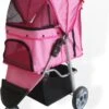 Topmast Modern – Hondenbuggy – Roze – Inklapbare – 3 Wielen – Comfort Buggy -Beeztees Verkoopwinkel Topmast Modern Hondenbuggy Roze Inklapbare 3 Wielen Comfort Buggy