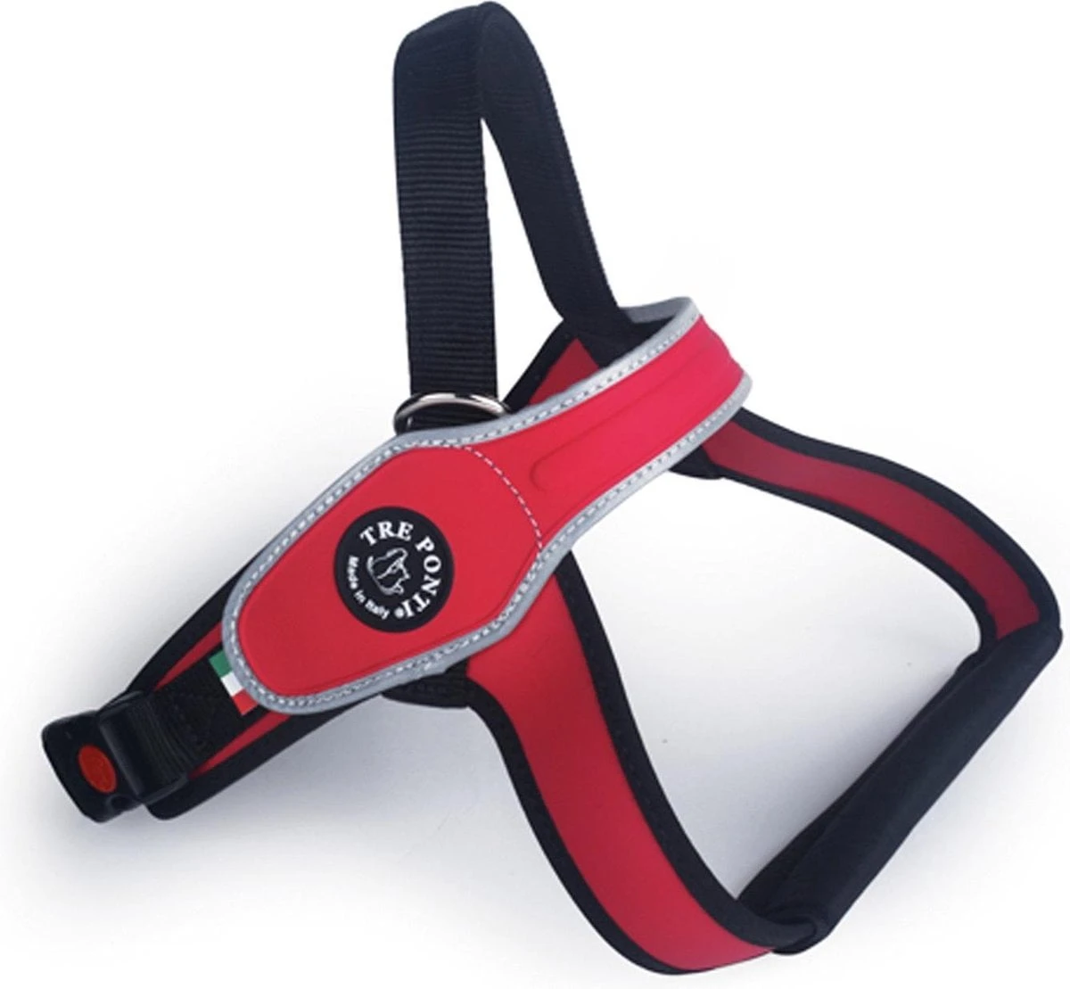 Tre Ponti Primo Tuig Rood&Reflecterend – Hondenharnas – 85 – 116 Cm 3 Tre Ponti Primo Tuig Rood&Reflecterend – Hondenharnas – 85 – 116 Cm