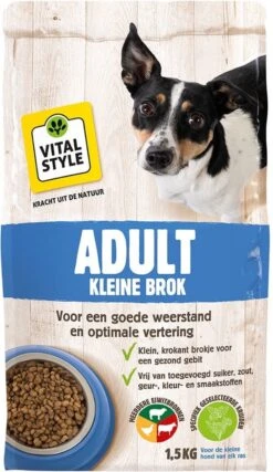 VITALstyle ADULT – Hondenbrokken – Kleine Brok – 1,5 Kg