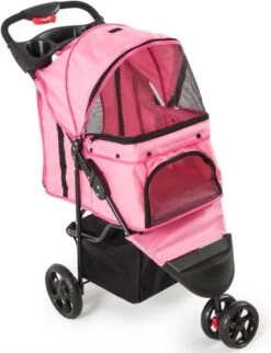 Hondenbuggy 3 Wieler Roze Voor Hondjes Tot Ca. 12KG