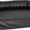 VidaXL Hondenmand Met Ergonomisch Schuim 75×53 Cm Kunstleer Zwart -Beeztees Verkoopwinkel vidaXL Hondenmand met ergonomisch schuim 75x53 cm kunstleer zwart 1